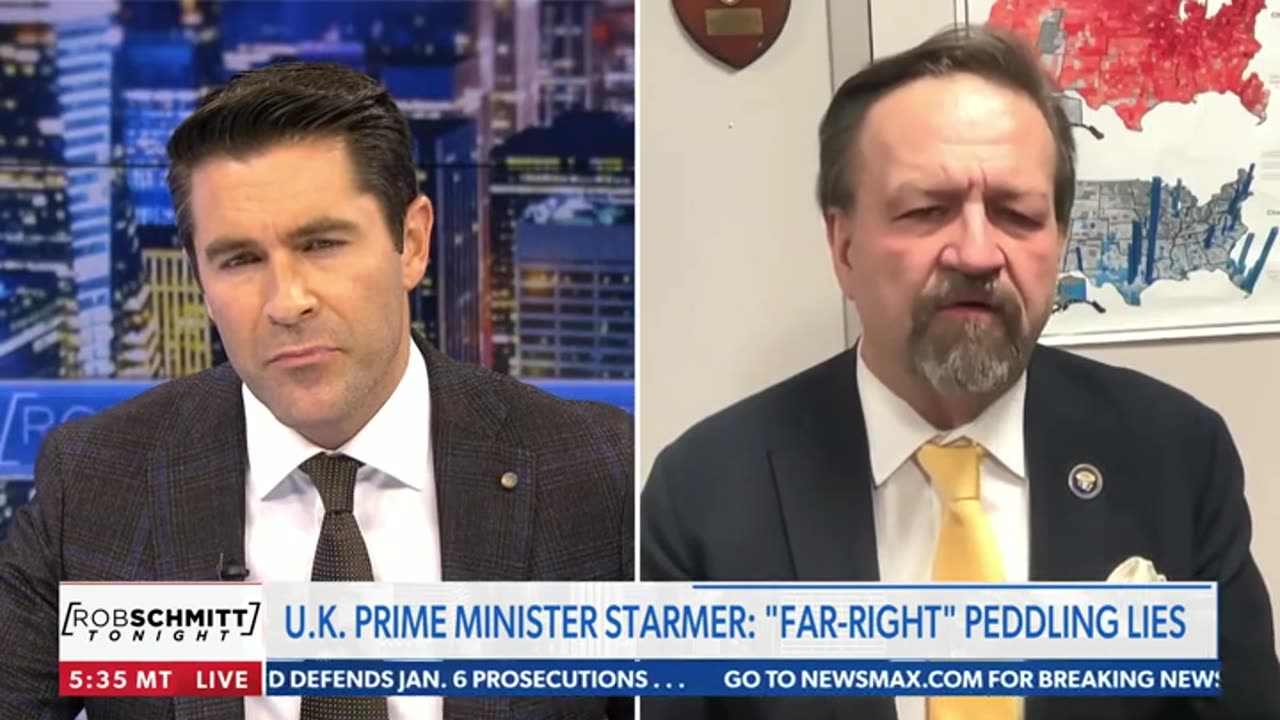 UK Prime Minister "Far Right" Peddling Lies... Yeah, Right. Seb Gorka with Rob Schmitt on NEWSMAX