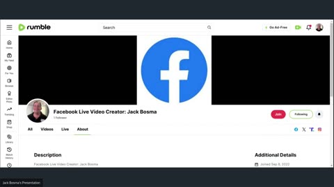 Facebook Live Video Creator: Jack Bosma