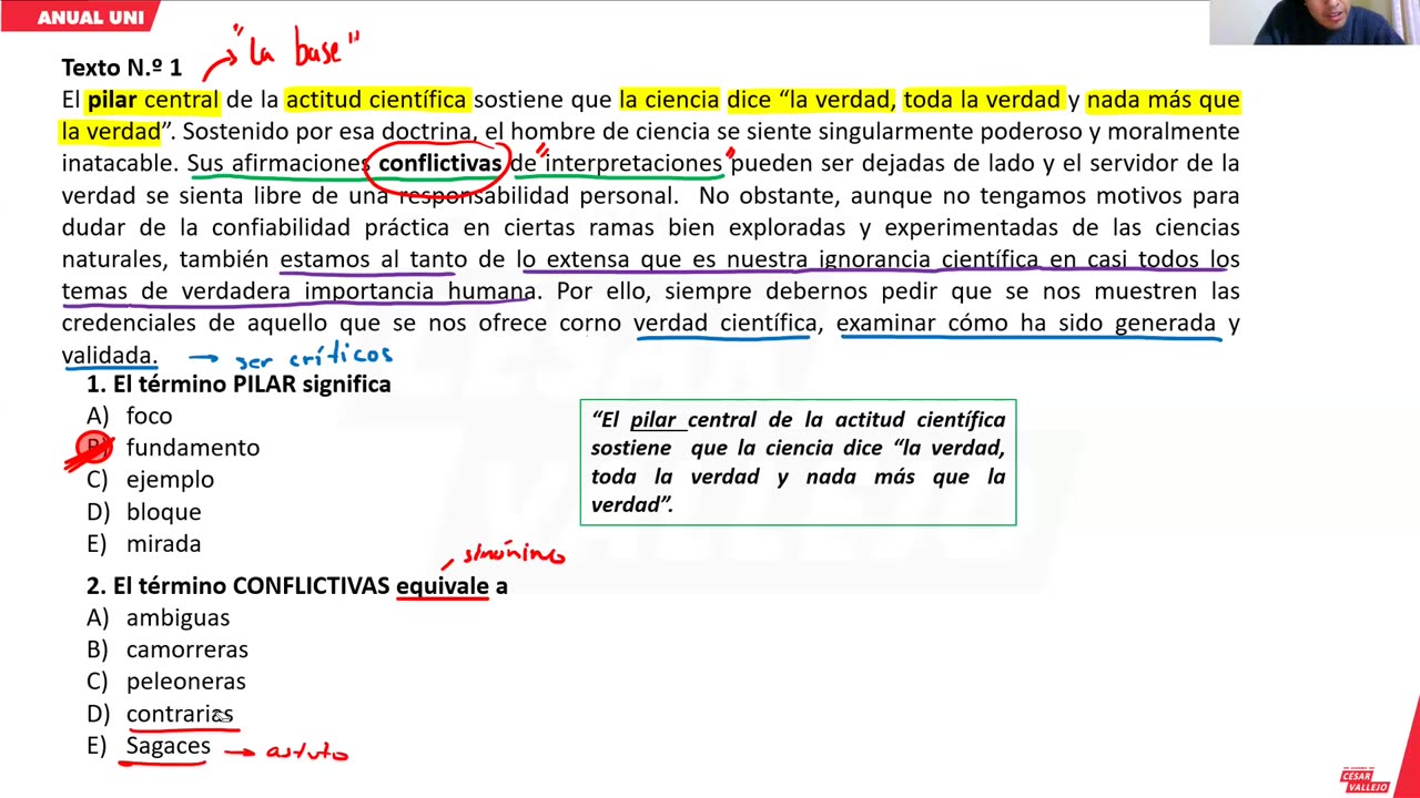 ANUAL VALLEJO 2024 | Semana 26 | Aritmética | RV | Literatura