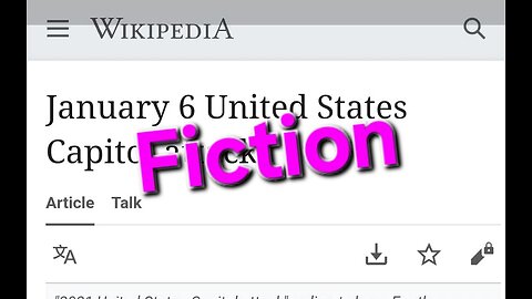 Wikipedia Fiction