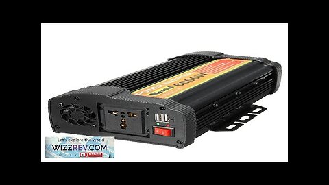 6000W Peak Car Power Inverter DC 12V To AC 220V Dual USB Review