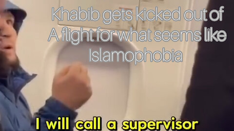 Islamophobia?! Khabib Nurmagomedov gets kicked out of his Frontier Airlines Flight