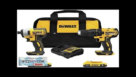 DEWALT 20V MAX Cordless Drill Impact Driver 2-Tool Power Tool Combo Kit Review