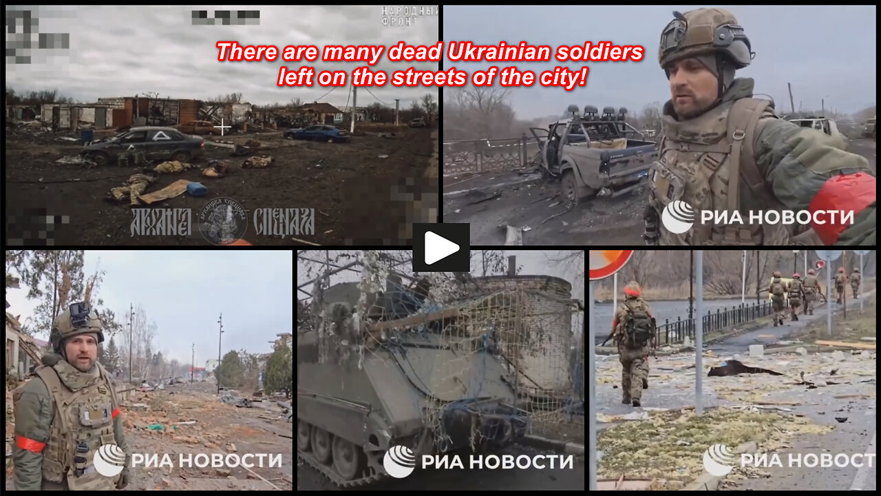 Sudzha: Russian forces patrolling and clearing the liberated city