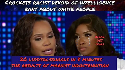 Jasmine Crockets Blatant Racist WHITE TEARS RANT