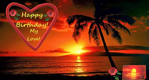 Happy Birthday 3D - Happy Birthday - Happy Birthday To You - Happy Birthday Song Video Card