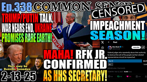 Ep.338 RFK CONFIRMED! Reciprocal Tariffs Activate! Canada 51st State Talk Gets “Serious”! Ka$h Clears Committee! Trump/Putin Negotiate, Ukraine Promises $500 Billion In Rare Earth To US! USS Harry Truman Collides Off Egypt Coast!