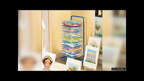 VEVOR Art Drying Rack 25 Removable Shelves Paint Drying Rack With Wheels Review