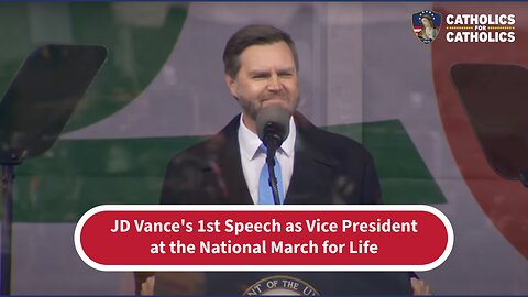 JD Vance’s 1st Speech as Vice President at the National March for Life - 1.24.25