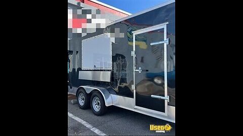 2022 7' x 16' Kitchen Food Trailer | Food Concession Trailer for Sale in Florida!