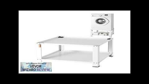 VEVOR Laundry Pedestal with Storage Shelf 28"Lx28" Wx16" H Washer And Dryer Review