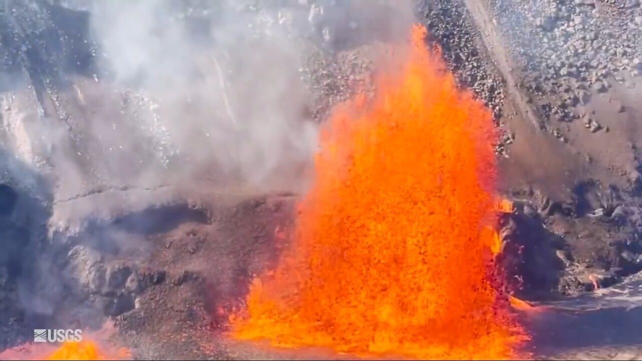 Mt. Kilauea Volcano In Hawaii Erupts