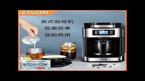 Fully Automatic American Coffee Makers American Drip Coffee Machine Integrated Coffee Bean Review