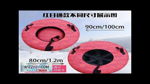 100 CM Sledge Plate Equipment Snow Slide Snow Tube Inflatable Winter Ski Review