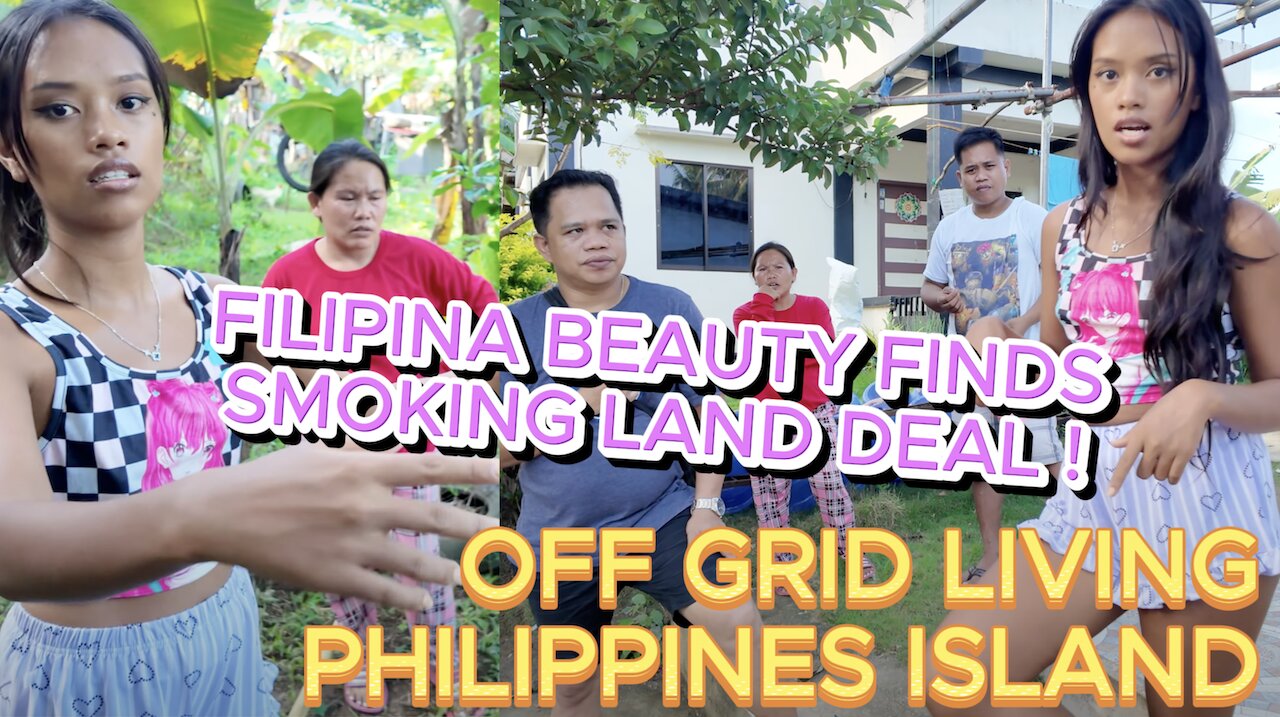 🇵🇭 FILIPINA BEAUTY LADY FINDS PARADISE LAND LOT PROPERTY FOR SALE Off Grid Island Living Philippines