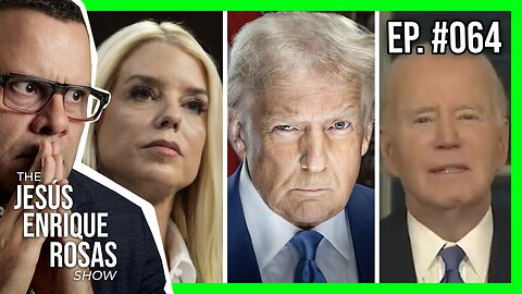 Ep. 64: Trump's Official Photo BODY LANGUAGE, Pam Bondi hearings, Joe Biden's farewell and MOAR