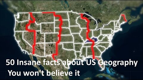 50 Insane facts about US Geography | You won't believe it Let's Watch