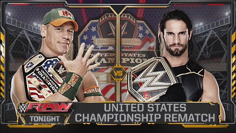 John Cena vs Seth Rollins - United States Championship Match (Full Match)