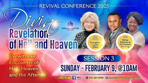 LIVE! 🔥DIVINE REVELATION OF HELL AND HEAVEN - SESSION3 | EVANGELIST LAURIE DITTO