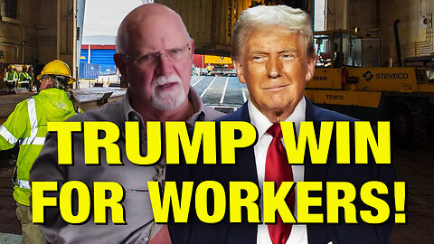 Longshoremen Union Leader RAVES About Trump!