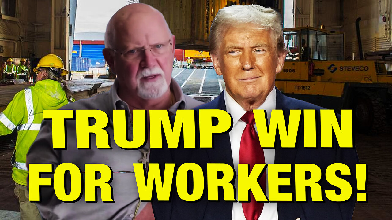 Longshoremen Union Leader RAVES About Trump!