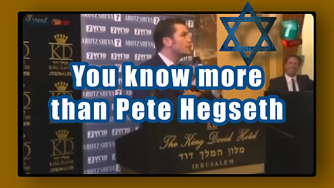 You know more than Pete Hegseth