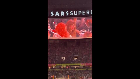 Taylor swift booed at the Super Bowl!