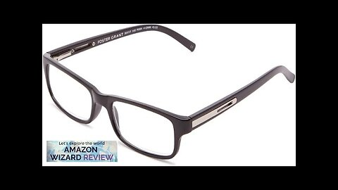 Foster Grant Men's Brandon Rectangular Reading Glasses Review