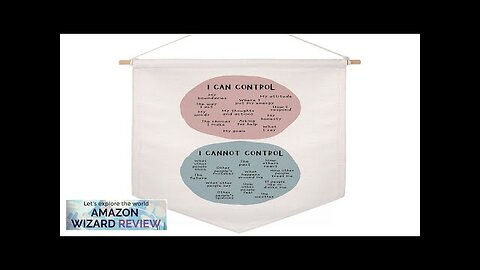 Things I Can Control Banner Poster Mental Health Poster Mindfulness Wall Hanging Review