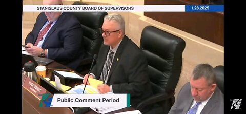 OWENS AT STANISLAUS COUNTY BOARD OF SUPERVISORS 1/28/25: STOP THE SHOT!