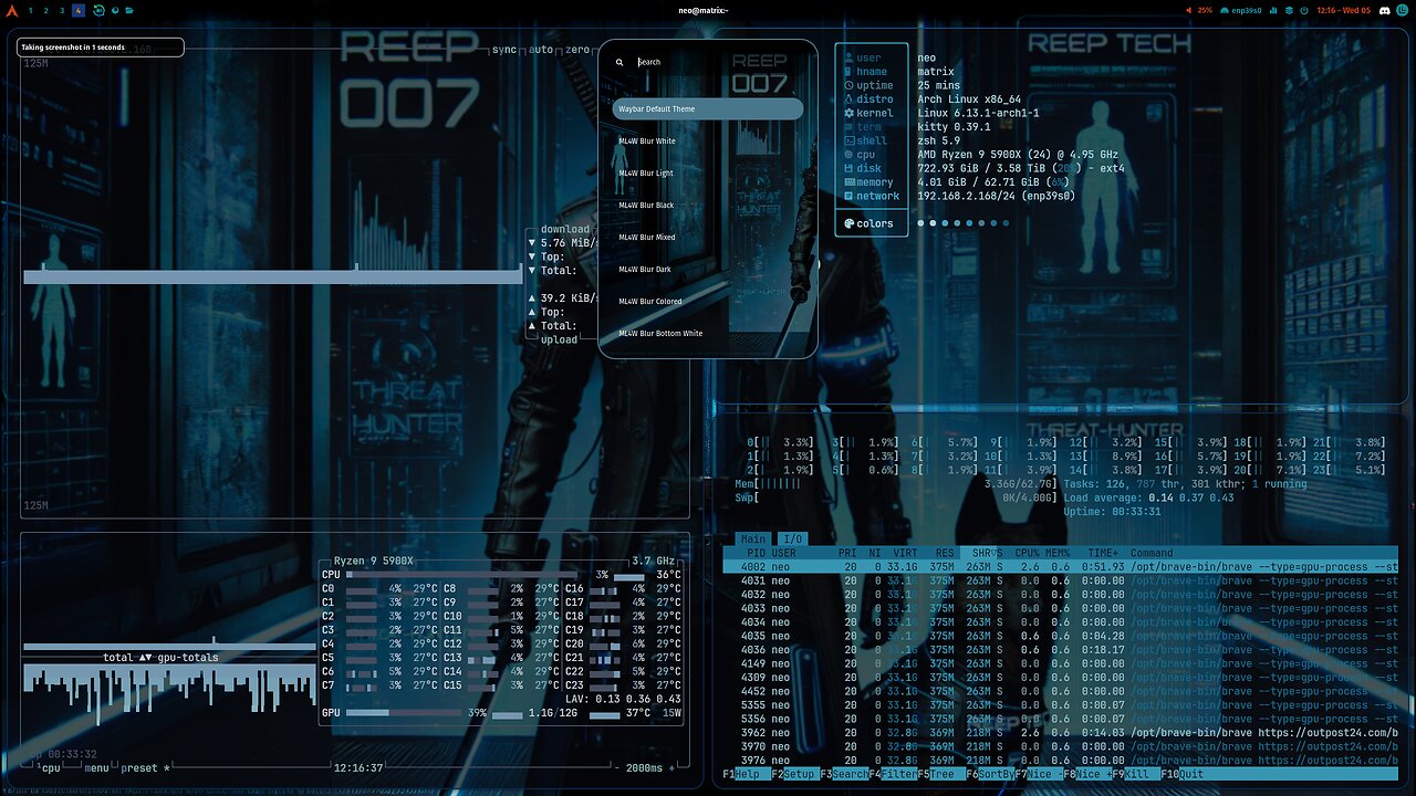 Cyperpunk/Hyrpland/ OBS Stream testing.