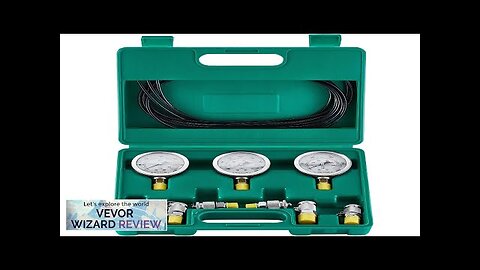 VEVOR Hydraulic Pressure Test Kit 250/400/600bar 3 Gauges 6 Test Couplings 3 Review