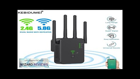 1200Mbps Wireless WiFi Repeater WIFI Range Extender WiFi Signal Booster 5G 2.4G Review