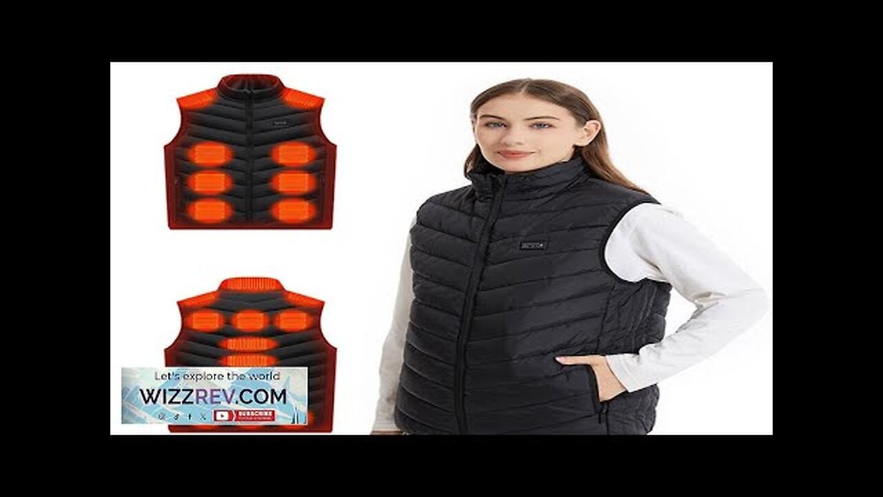 TENGOO HW-21 21 Zones Heating Vest Unisex USB Charging Smart Thermal Warm Review