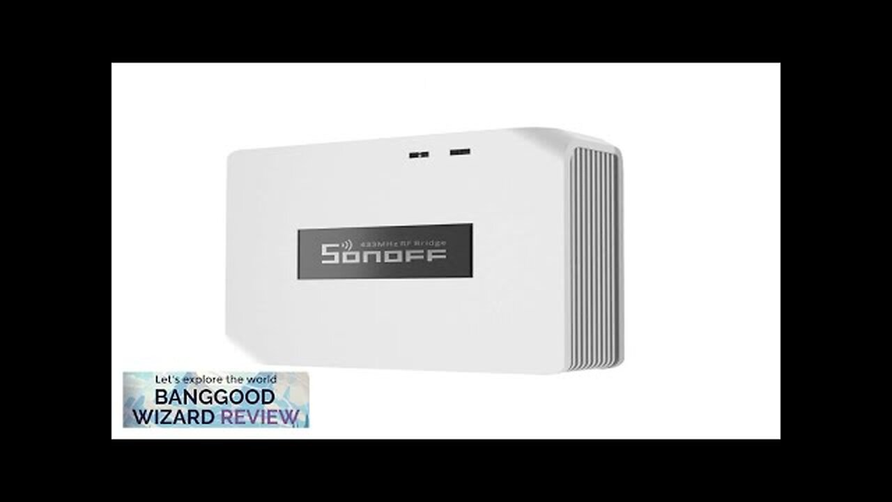 SONOFF RF Bridge R2 433MHz RF to WiFi Wireless Gateway Smart Home Review