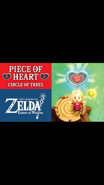 Piece of Heart in a Circle of Trees | The Legend of Zelda: Echoes of Wisdom