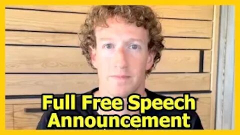 Mark Zuckerberg Brings Back Free Speech to Facebook