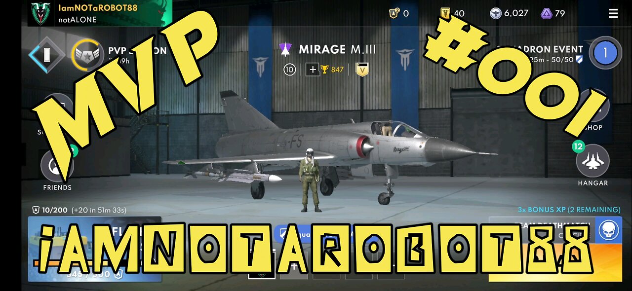 Combat MVP #001 M.III MIRAGE - 1st place fight playing METALSTORM