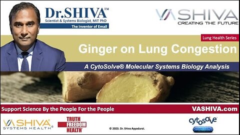 Dr.SHIVA™: Ginger on Lung Congestion @CytoSolve® Systems Analysis(2/24)