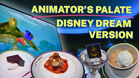 We Ate EVERYTHING at Animator's Palate on the Disney Dream!