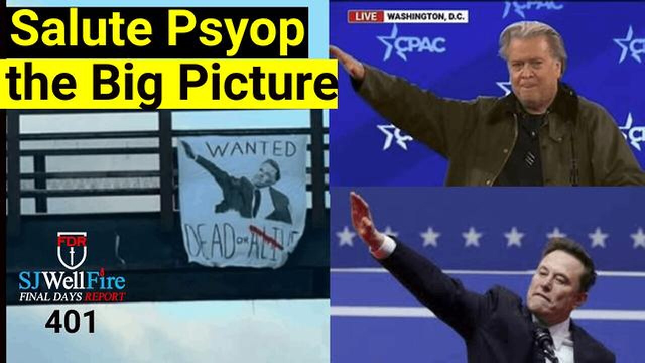 the Nazi Salute Psyop - what are the Jews planning what is their agenda