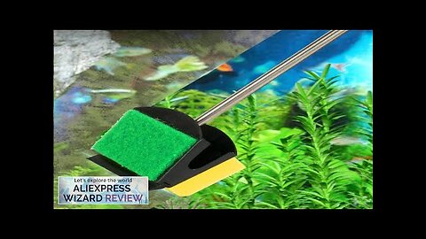 Aquarium Fish Tank Glass Plant Cleaning Brushes Floating Clean Window Algae Scraper Review