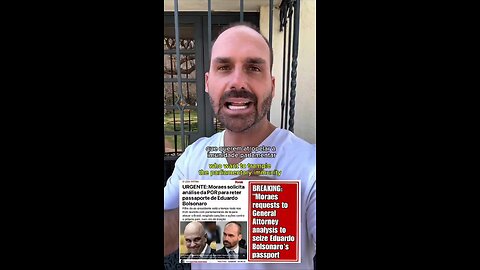 Eduardo Bolsonaro diz a verdade sobre MORAES