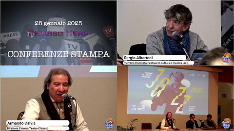 Conferenza stampa - XXVI FESTIVAL DI CULTURA E MUSICA JAZZ