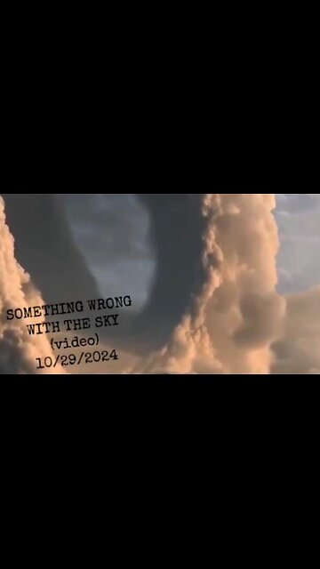 Ein unheimliches Portal in eine andere Dimension öffnet sich am im Himmel?