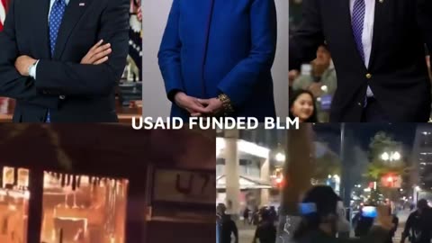 BLM burned down Cities. BLM was funded by USAID. BLM was supported by