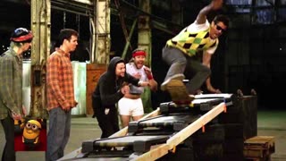 Jackass 3.5 (2011) - Treadmill Skateboarding Scene Movie CLIP HD