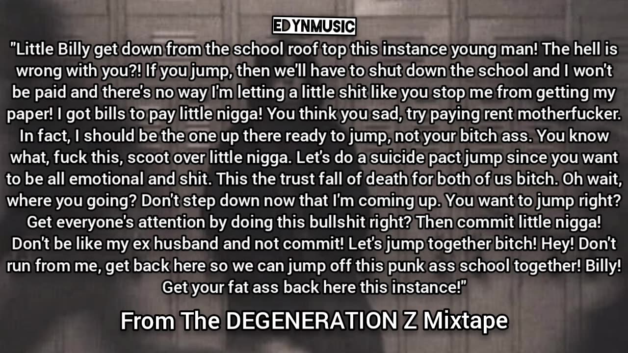 The Suicide Attempt (Skit) | (Song 9 of the DEGENERATION Z Mixtape)