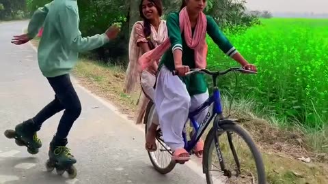 New style bike funny video