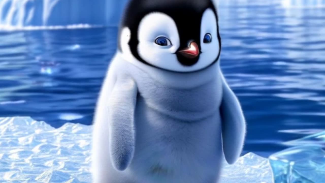 Pippin’s First Swim 🐧❄️ | Adorable Baby Penguin's Big Adventure!